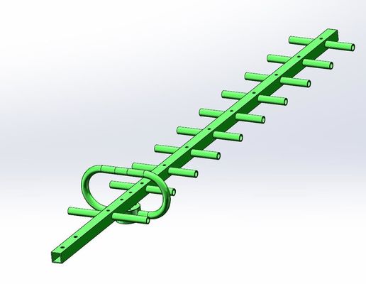1020-1100MHz 12.6dBi 11 unità di acciaio inossidabile Yagi Antenna