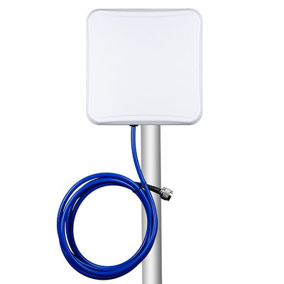 2400-2500MHz/5150-5850MHZ 13/15dBi Interfaccia singola Antenna direzionale a doppia frequenza Antenna piatta 2.4/5.8GHz Antenna direzionale a doppia frequenza Antenna di certificazione della sicurezza del carbone Antenna